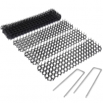 10 tk 13 cm x 49 cm aia torkimisriba Dig Stop kassi t&otilde;rjuv heidutusmatt Spike must