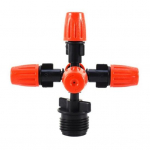 Aia sprinkler lekkevastane reguleeritav plastikust 360 kraadi p&ouml;&ouml;rlev sprinkler kasvuhoone jaoks oranž