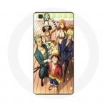 &Uuml;mbris Huawei P8 Lite One Piece Luffy Poster Crews Manga Anime jaoks