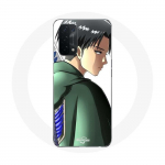 &Uuml;mbris Oppo A74 5G Attack on Titan Levi Ackermani animeplakati jaoks