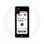 &Uuml;mbris Samsung Galaxy S20 New Yorki lennukipileti jaoks