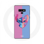 &Uuml;mbris Samsung Galaxy Note 9 Stitch ja ingelsinine roosa