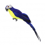 Simulatsioon papagoi 3D sisseehitatud silmad t&otilde;eliste sulgedega loominguline kunstlinnu kujukeste aia muru kaunistus roosa punane v&auml;rv