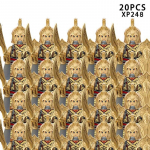 MOC Keskaegne s&otilde;jav&auml;earmee ehitusplokid Rooma s&otilde;duri m&otilde;&otilde;gafiguurid R&uuml;&uuml;tlid Kilp Relvad Aksessuaarid Tellised M&auml;nguasi