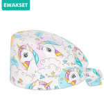 Naiste kirurgiline m&uuml;ts tr&uuml;kitud Haigla Meditsiiniline &otilde;endusm&uuml;ts Hambaravi Ilusalong Vet m&uuml;tsid 100% Puuvill Nurse Doctor Work Scrub m&uuml;tsid One size