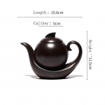 360 ml Yixing Purple savipott sileda purjetamisega, teekann, kung fu teekomplekt, kingitused 360ml pruun