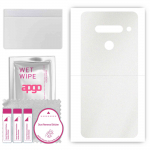 apgo Protective Skin Sticker for the back compatible with LG G8 ThinQ, Wrap Film, Foil, Vinyl - Pattern Matte Transparent
