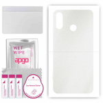 apgo Protective Skin Sticker for the back compatible with ZTE Blade V10, Wrap Film, Foil, Vinyl - Pattern Matte Transparent