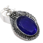 Sapphire Natural 925 Sterling h&otilde;be ehteripats 2,36 J0l83