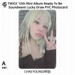 TWICE 12. minialbum Ready To Be Soundwave Withmuu Lucky Draw boonusfotokaart Chaeyoung - Soundwave A
