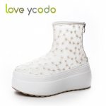 Love Ycodo br&auml;ndi suvised hingava paksu tallaga suuremad moev&otilde;rgust saapad, t&uuml;drukutele ja &otilde;pilastele mugavad paksu tallaga hingavad saapad 39