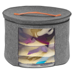 Hoidikott Vildist hoiukast Tolmukohver Majapidamiskaubad Mitmesugused esemed Hoiukott M&uuml;tsid &Auml;mber Riided Korraldajad Suure mahutavusega reisikotid 48x26cm must