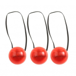 1 komplekt punase nina p&auml;evad 2024 LED helendav punane klouni nina Naljakas klouni nina elastsete rihmadega Cosplay tarvikud peotarbed 3