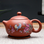 Lillad liivateetassid Keraamiline kaasaskantav teekannu komplekt &otilde;ues reisimiseks Gaiwani teetassid teetseremoonia teetass Peen kingitus Kung Fu teekomplekt Brown-500ml