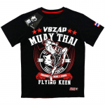 Muay Thai lendav p&otilde;lvili T-s&auml;rk Kick Boxing 3D Prindiga Puuvillane Kiiresti Kuivatav Must Unisex L&uuml;hikeste Varrukatega &Uuml;markaelus MMA Mix V&otilde;itluskunsti v&otilde;itlustreening S