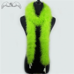 2 meetrit 35g kohevad kalkuni suled Boa Marabou sulgedest &otilde;hukesele &otilde;htukleidile/riietusele/sallile/Cosplay kaunistuseks Uus 5pcs
