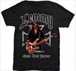 Motorhead Lemmy Iron Cross Stone Deaf Forever Merchandise Unisex T-s&auml;rk S