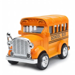 1/36 mastaapne m&auml;nguasi auto metallisulamist Q versioon, klassikaline koolibuss, tagasit&otilde;mbamine survevalu s&otilde;idukid mudelid m&auml;nguasjad lastele kogu 1/36-Size:8.3*4.1*5cm oranž