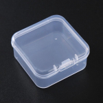 2 tk plastist l&auml;bipaistev hoiukarp Ruudukujuline v&auml;ikeste esemete &uuml;mbris pakkimiskarbid 2PCS
