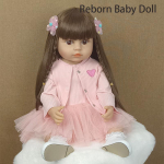 55 CM 22 tolli Reborn Dolls Realistlik t&auml;issilikoonist Baby Bebe Vin&uuml;&uuml;l vasts&uuml;ndinud t&uuml;druku nukk Printsess V&auml;ikelapse m&auml;nguasi Kingitus 55cm
