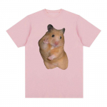 Armas Rahu Hamster Naljakas Meem T-s&auml;rk Meeste Naiste Retro Mood L&uuml;hikeste Varrukatega T-s&auml;rgid Topid Vabaaja 100% Puuvill &Uuml;lisuur T-s&auml;rk S must