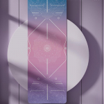 Seemisnahast koomiksimustriga joogamatt Kaasaskantavad &otilde;hukesed loomsete taimemustritega p&otilde;randamatid libisemiskindlad ja kokkupandavad kodused sporditantsu jooga treeningmatid t&uuml;drukutele 185x68x0.15cm