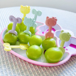 Cartoon Fruit Fork hambaorkid armsad loomatoidud, minil&otilde;unakarbi kaunistused 10PCS