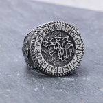 S925 h&otilde;bes&otilde;rmus Viking jewelry meeste s&otilde;rmus retro hundipea moeehted 7