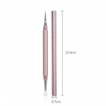 Kahepealine akne n&otilde;ela mustpeade eemaldaja vistriku plekikomedooni ekstraktor roosa kuldne v&auml;rv