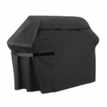 Tugev BBQ-grillkate kinnitusteibiga Veekindel UV-kindel iga ilmastikukaitsega gaasigrilli katte kaitse must