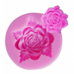 Roosilehe kujuline silikoonvorm 2017 koogikaunistus Fondant Cake 3D toidukvaliteediga silikoonvorm