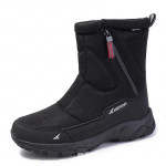Mood Meeste Soojad Lumesaapad T&otilde;mblukuga Meeste Saapad V&auml;litingimustes Meeste jalan&otilde;ud Veekindlad Unisex K&otilde;rge Top Plus Puuvillased Saapad Paks karusnahk Zapatos 43
