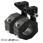 Mootorratta LED-esitulede kohttulede kinnitusklamber reguleeritav udutule lisatule kaitseraua klambrid, hoidik mootorratta tarvikud must