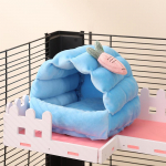 Armsa multifilmi hamstri pesa soe pehme voodi v&auml;ikeloomade maja puur magamisvoodi lemmiklooma pl&uuml;&uuml;s matt orava merisigadele L