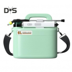 6L elektripihusti USB-laetav pihusti teleskoopvardaga 3 otsikuga Patareitoitega kaasaskantav veepihusti muruaia hooldamiseks roheline