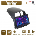 Android Carplay Auto Raadio Toyota Passo 2004-2010 jaoks Multimeediam&auml;ngija Peaseade Stereo GPS Navigatsioon BT WIFI 2+32GB 1+16GB