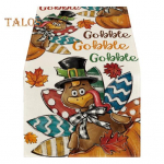 T&auml;nup&uuml;ha lauajooksja Pumpkin Cartoon Printing Ristk&uuml;lik Kergesti hooldatav lauakaitse Banketid P&uuml;hadepeo kaunistus Laudlina A