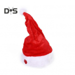 Elektriline kiikuv j&otilde;uluvana m&uuml;ts T&auml;iskasvanutele Lastele Pehme punane ja valge Kiikuv j&otilde;ulum&uuml;ts Patareidel t&ouml;&ouml;tav laulev j&otilde;ulum&uuml;ts j&otilde;ulude uusaastapeoks valge/punane