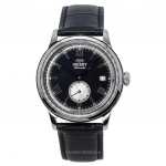 Orient Classic Bambino Version 2 nahast rihmaga must numbrilauaga automaatne meeste k&auml;ekell RA-AP0101B must