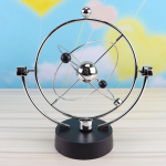TOP-MART Electronic Annularity Perpetual Motion Model Dynamic Balancing Office Desk Home Decor one size