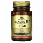 Solgar - Vitamin B2, 100 mg, 100 Veggie Caps
