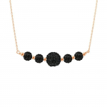 LOVA LOLA VAN DER KEEN - Kaelakee - Prestiižiehted - S&uuml;nteetiline teemant - Sterling H&otilde;be 925 Thousandths Rose Gold Color - Jewel F