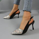 2024 2024 naiste suvi Uus 2024 terava varbaga retrov&auml;rvi plokk K&otilde;rged kontsad Igap&auml;evased vabaaja mugavad naiste sandaalid Zapatos 36 kuld