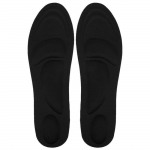 Fdit Semelles Orthop&eacute;diques 1 Paire Semelles de Massage en Mousse &agrave; M&eacute;moire 4D Inserts de Chaussures Hommes Absorption de Sueur