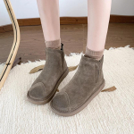 Moodsad Naiste Kingad 2024 Kvaliteetsed Pahkluuga Naiste Saapad Moodsad Slip-on Moodsad Saapad Naistele Kuum M&uuml;&uuml;k Suurem Suurus Kingad Naistelezapatos 35 must