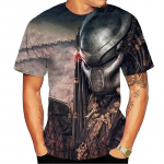 Predator Graafiline T-s&auml;rk meestele Mood T&auml;navar&otilde;ivad Hip Hop 3D Prinditud &Otilde;udusfilm Alien T-s&auml;rk Suvine vabaaja naister&otilde;ivad L
