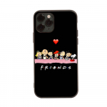 SM5 Snoopy FriendBlack Pehme &uuml;mbris Xiaomi Poco X6 X4 M5 M6 F5 F6 C65 C55 C50 C51 C40 Pro Redmi 14C A3X 13C 12C 11T 10A 9C Note 7 6 8A Plus jaoks Redmi Note 13 4g arlekiin