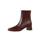 Prantsuse paksu kontsaga 2024 s&uuml;gis uued valged &otilde;hukesed saapad ehtsast nahast k&otilde;rge kontsaga kevad- ja s&uuml;gissaapad 35 valkjas v&auml;rv