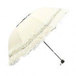 Pitsist kokkupandav vihmavari Kaasaskantav p&auml;ikesekaitse UV-kaitsega vihmavari tuulekindel Kerge veekindel reisi mini p&auml;ikesevarju vihmavari tasku p&auml;ikesevari beež