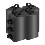 4 Pieces Canopy Weight Bags Tent Water Waterproof Practical Easy to Use 10 L
